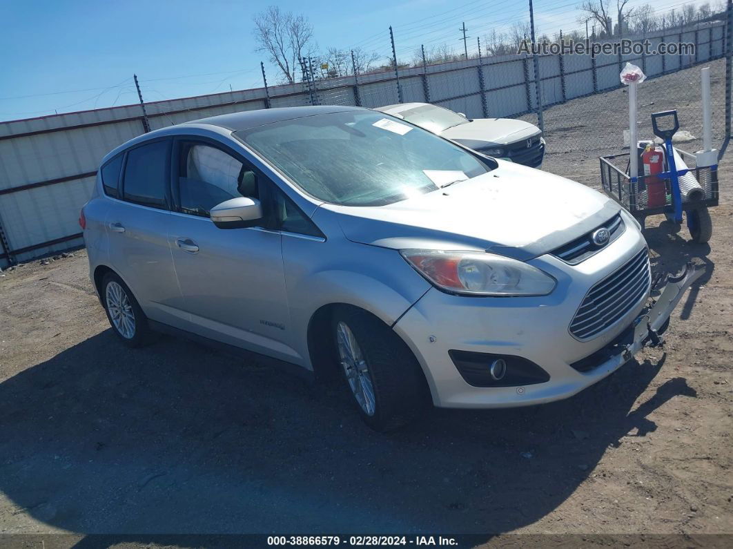 2013 Ford C-max Hybrid Sel Silver vin: 1FADP5BU7DL525464