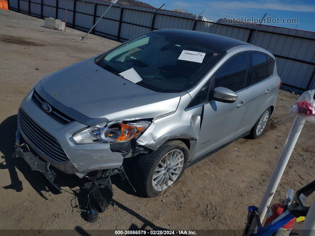 2013 Ford C-max Hybrid Sel Silver vin: 1FADP5BU7DL525464