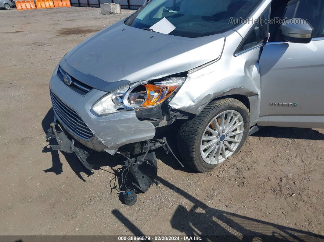 2013 Ford C-max Hybrid Sel Silver vin: 1FADP5BU7DL525464