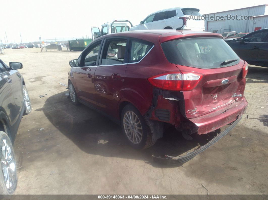 2013 Ford C-max Hybrid Sel Maroon vin: 1FADP5BU7DL527764