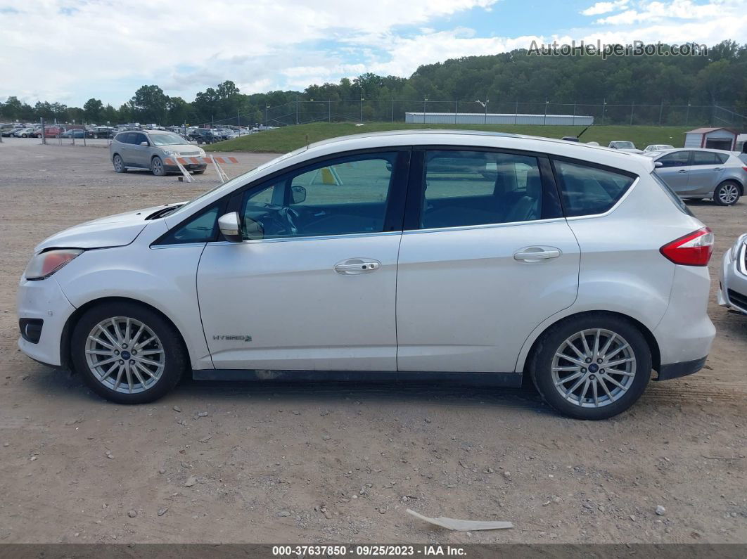 2013 Ford C-max Hybrid Sel White vin: 1FADP5BU7DL538263