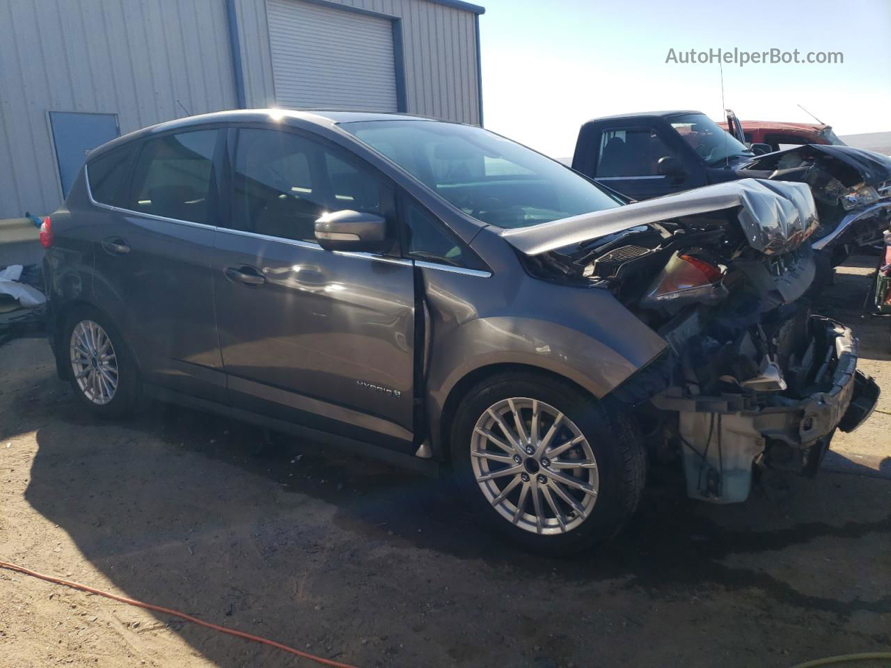 2013 Ford C-max Sel Gray vin: 1FADP5BU7DL546931