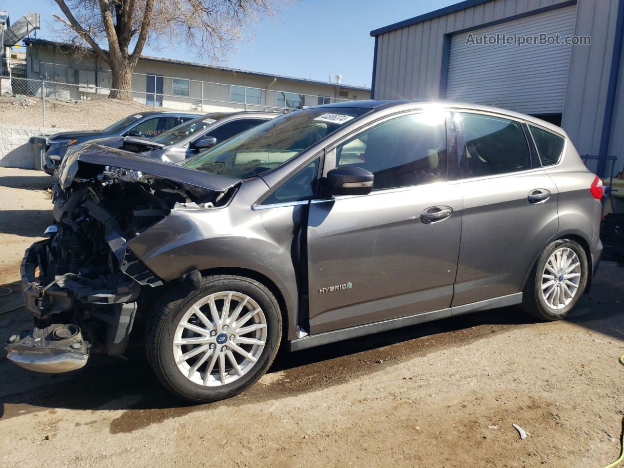 2013 Ford C-max Sel Gray vin: 1FADP5BU7DL546931