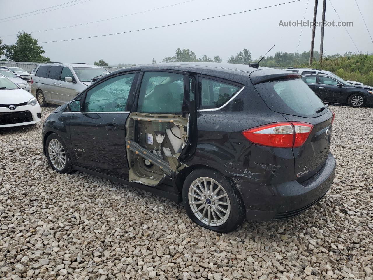 2013 Ford C-max Sel Черный vin: 1FADP5BU7DL554141