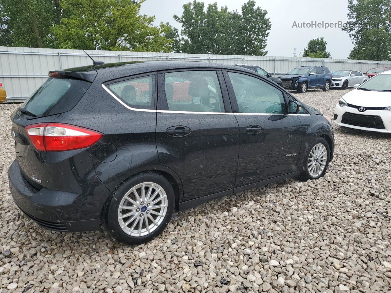 2013 Ford C-max Sel Черный vin: 1FADP5BU7DL554141