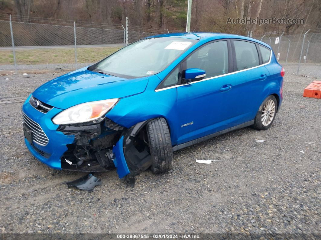 2013 Ford C-max Hybrid Sel Blue vin: 1FADP5BU7DL554334