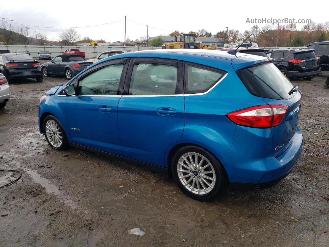 2014 Ford C-max Sel Синий vin: 1FADP5BU7EL502560