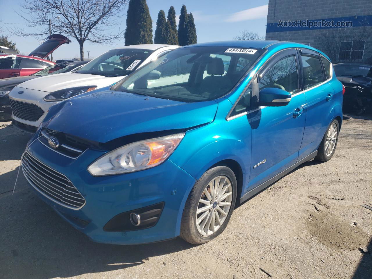 2014 Ford C-max Sel Blue vin: 1FADP5BU7EL502560