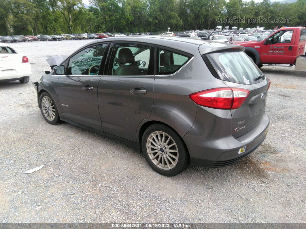 2014 Ford C-max Hybrid Sel Gray vin: 1FADP5BU7EL511436