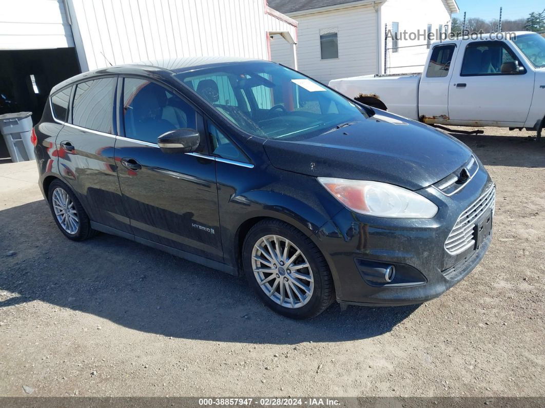 2013 Ford C-max Hybrid Sel Black vin: 1FADP5BU8DL501366