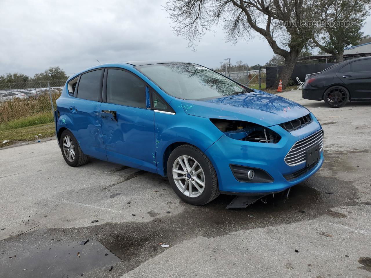 2013 Ford C-max Sel Blue vin: 1FADP5BU8DL510312