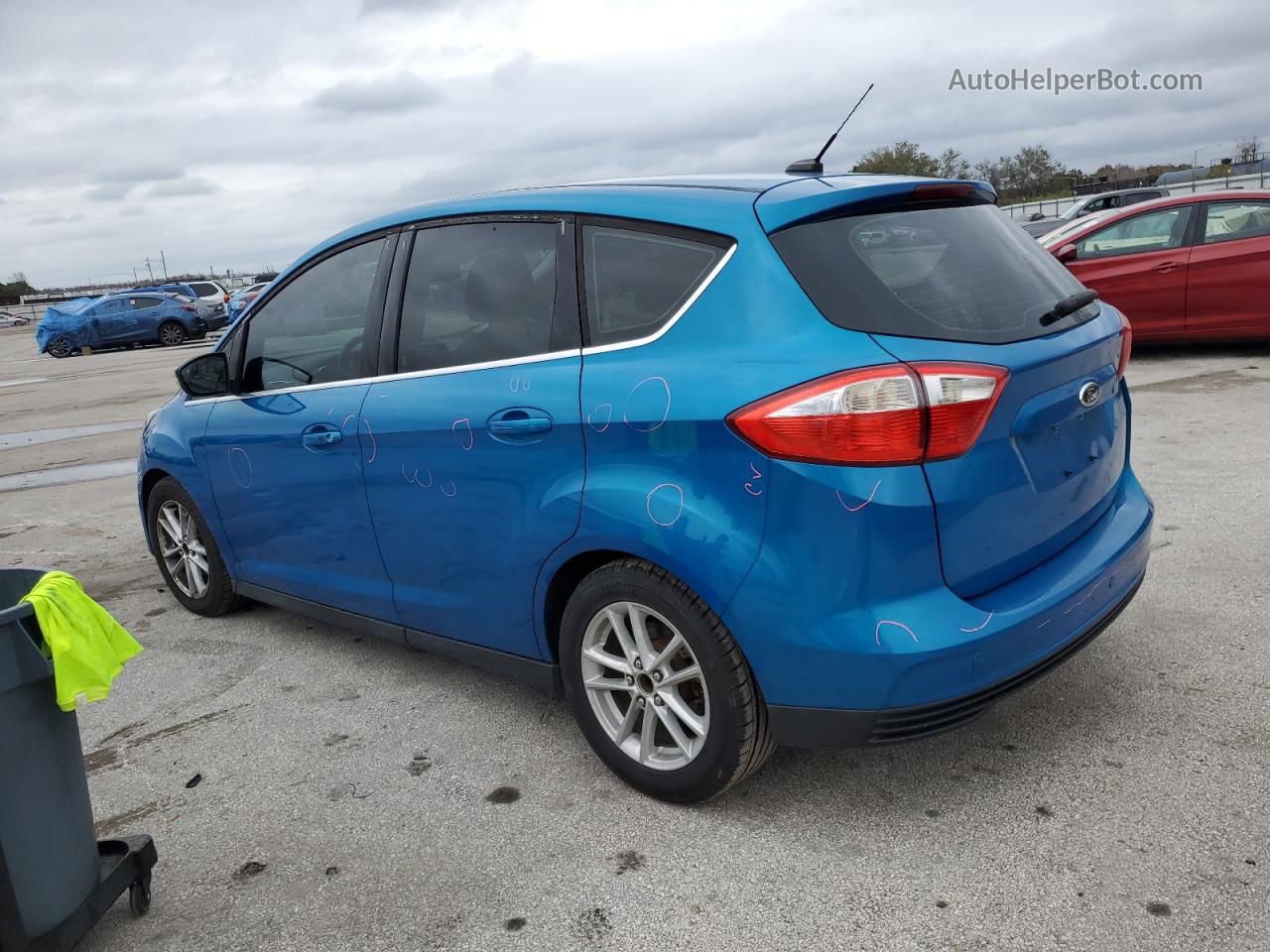 2013 Ford C-max Sel Blue vin: 1FADP5BU8DL510312