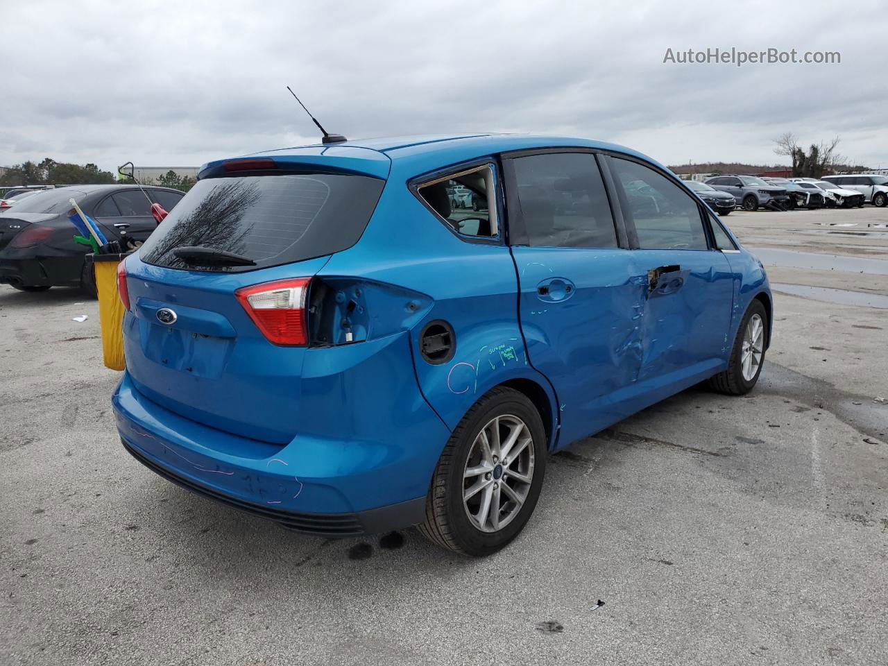 2013 Ford C-max Sel Blue vin: 1FADP5BU8DL510312