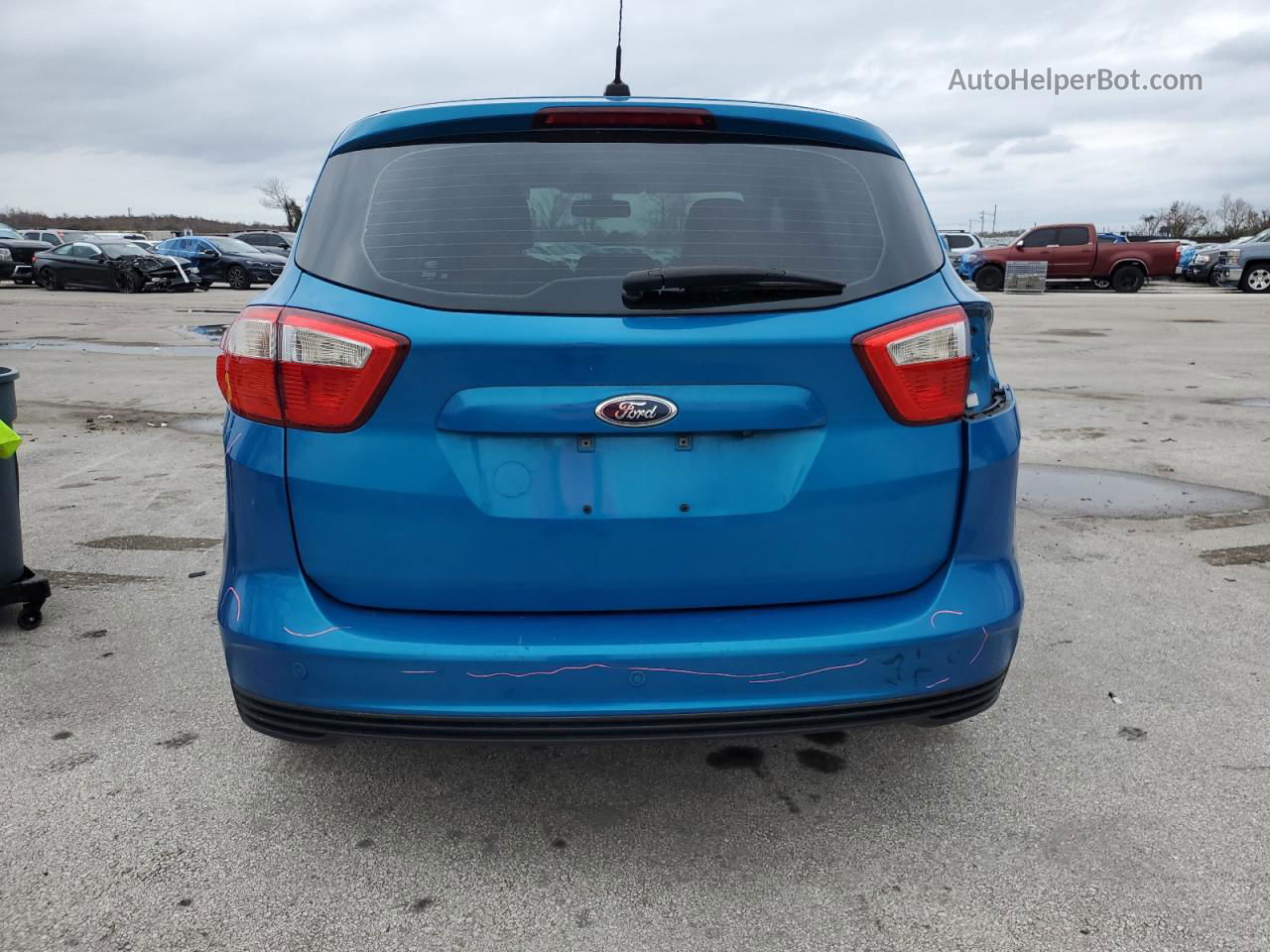 2013 Ford C-max Sel Blue vin: 1FADP5BU8DL510312