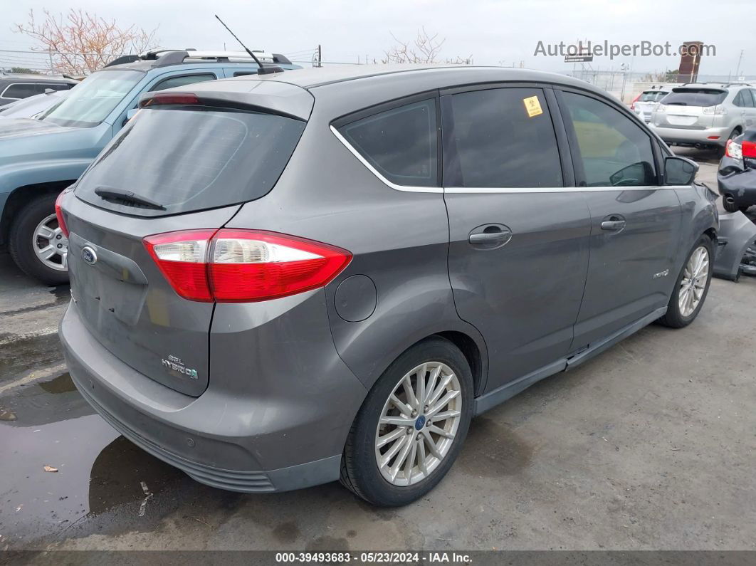 2013 Ford C-max Hybrid Sel Gray vin: 1FADP5BU8DL511749