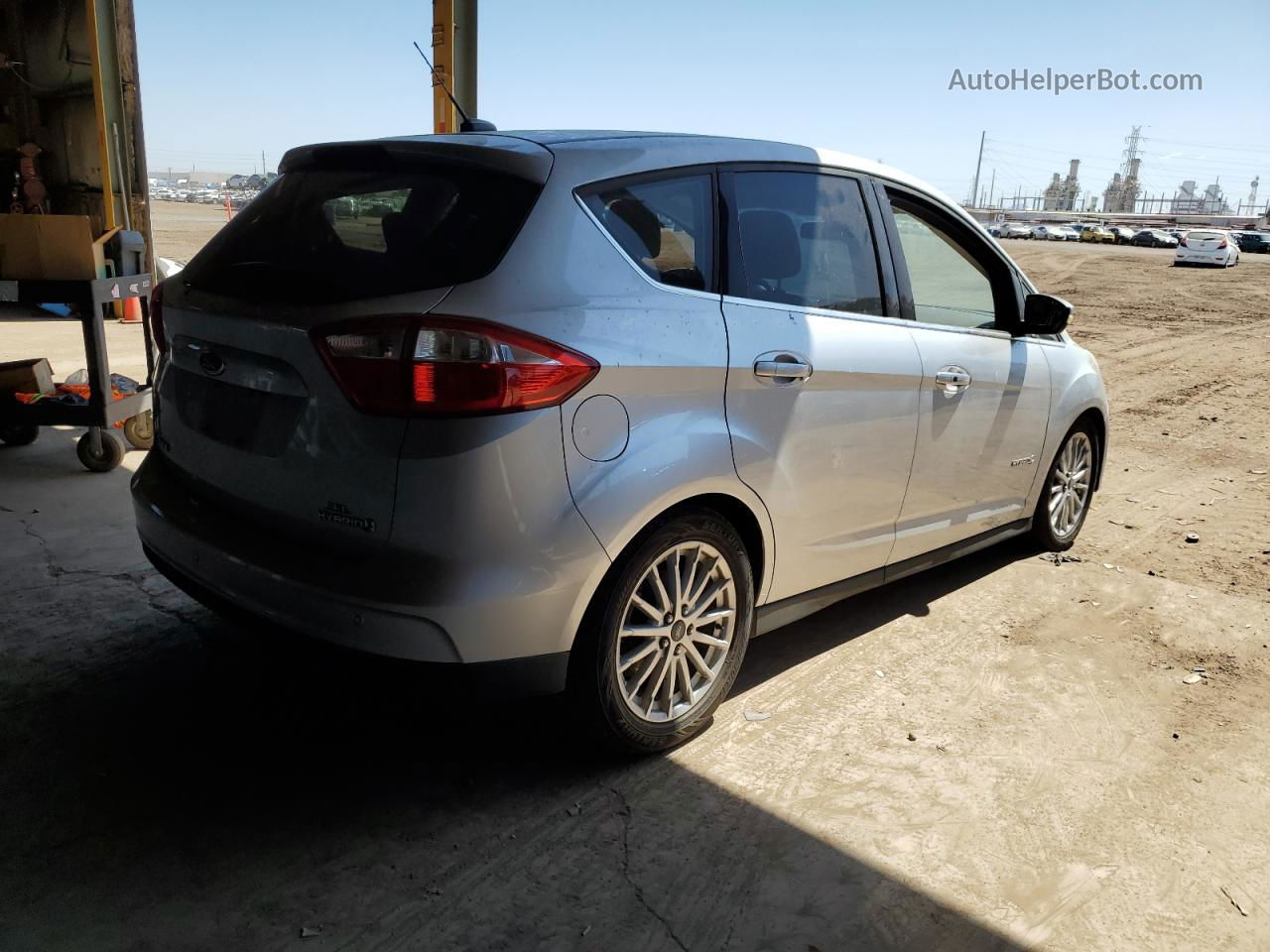 2013 Ford C-max Sel Silver vin: 1FADP5BU8DL512478