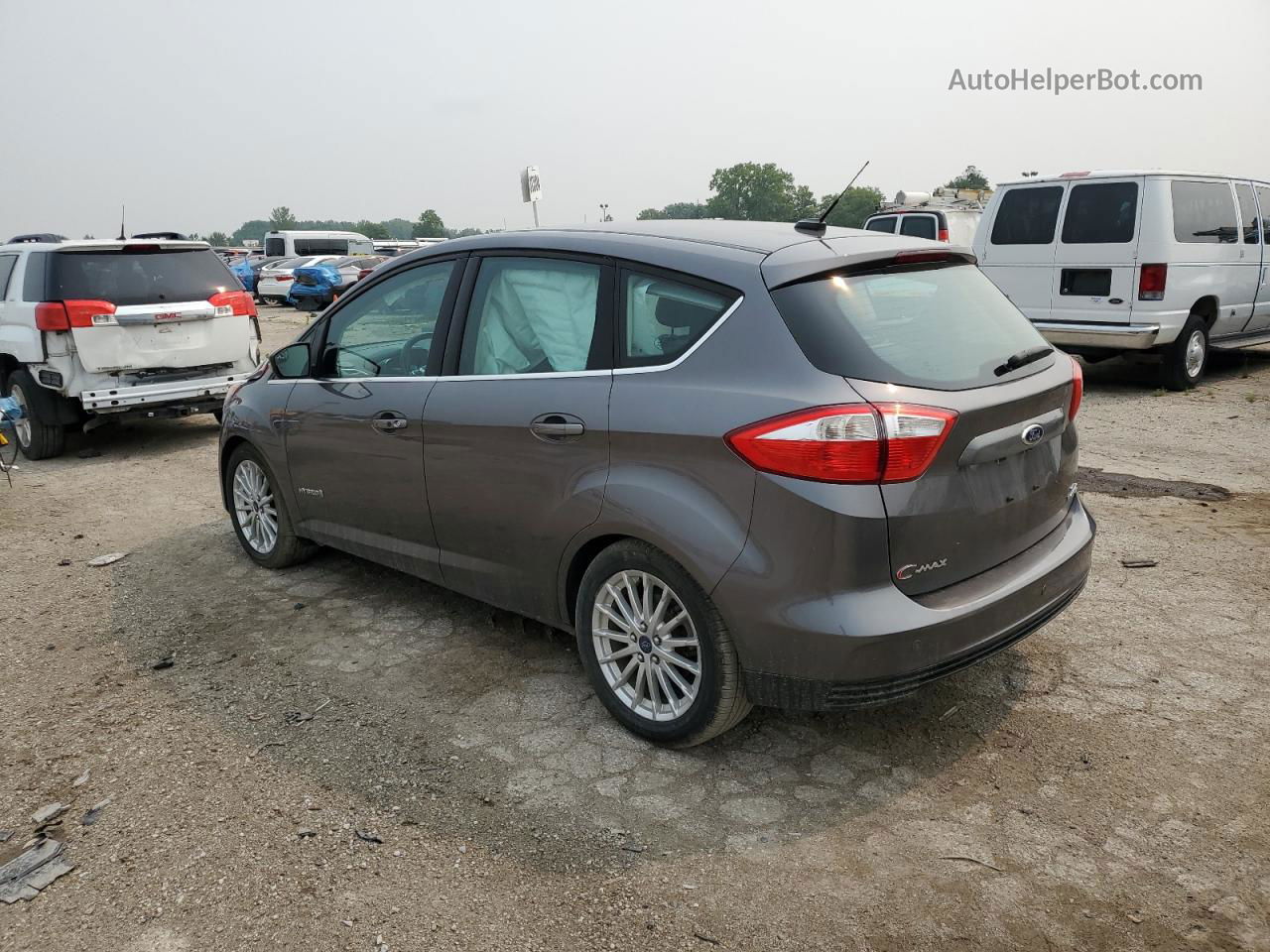 2013 Ford C-max Sel Серый vin: 1FADP5BU8DL538286