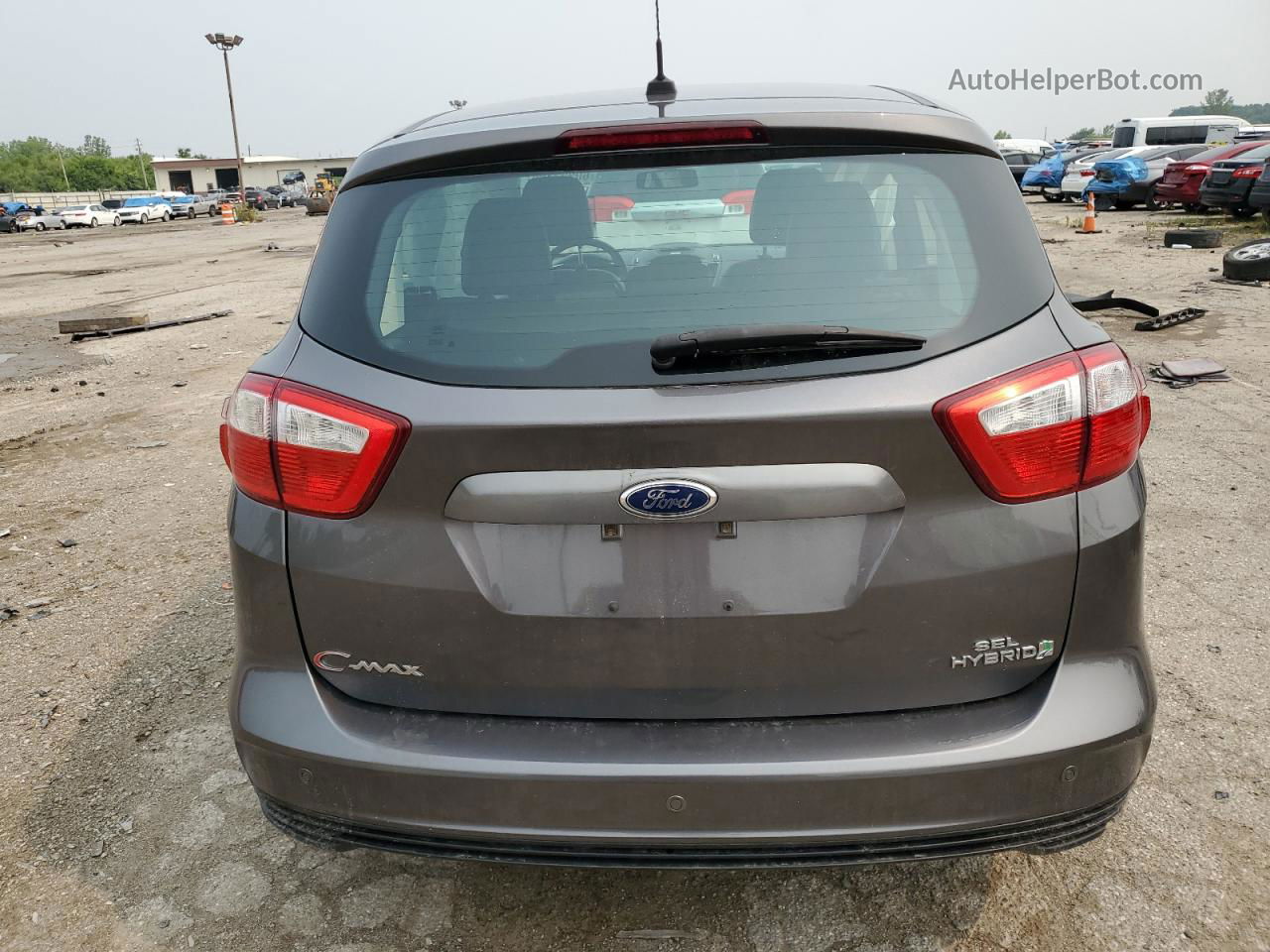 2013 Ford C-max Sel Gray vin: 1FADP5BU8DL538286