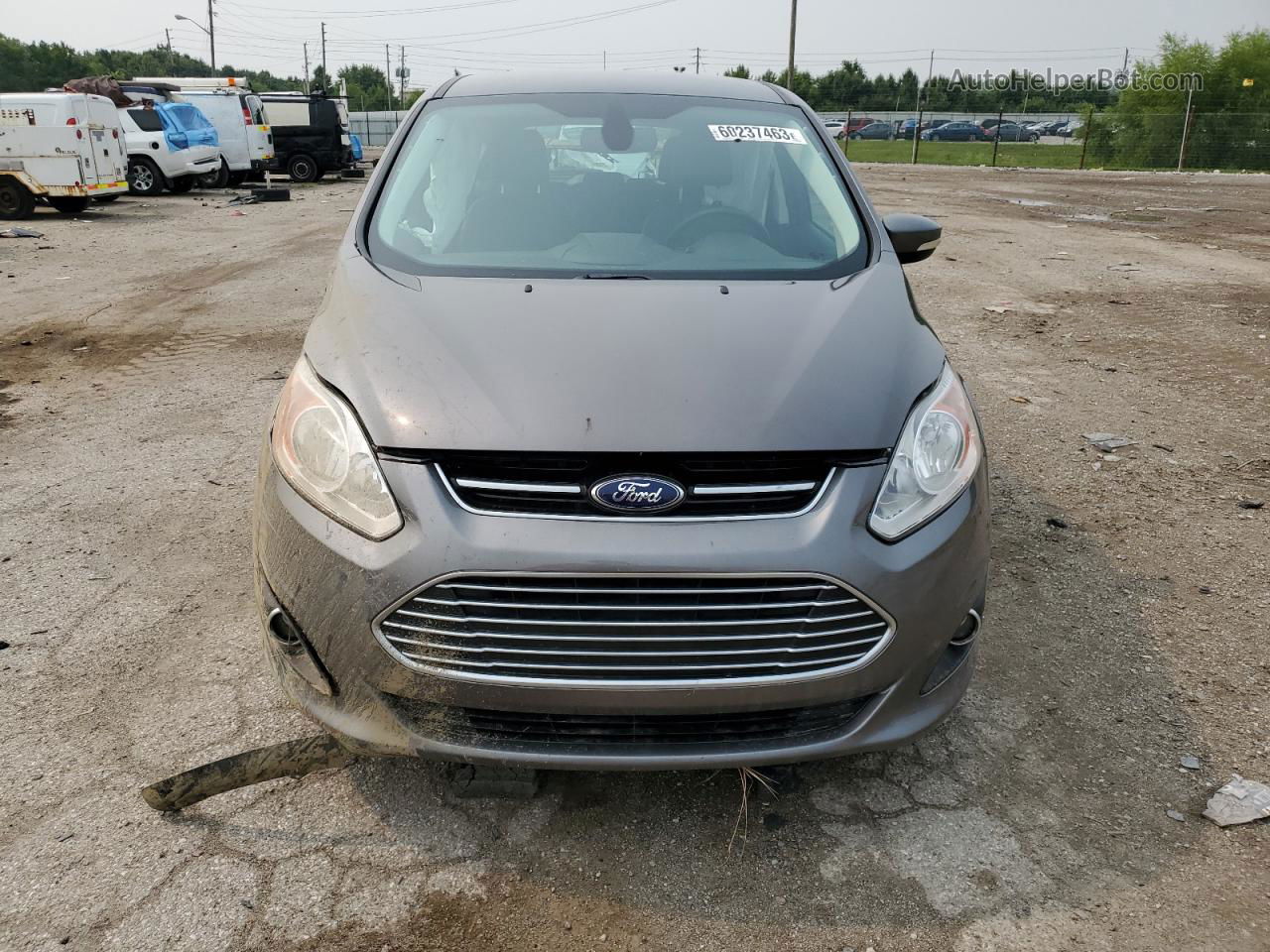 2013 Ford C-max Sel Gray vin: 1FADP5BU8DL538286