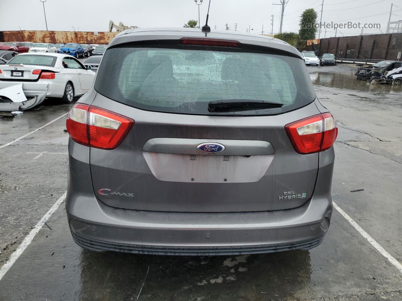 2013 Ford C-max Sel Gray vin: 1FADP5BU8DL549367