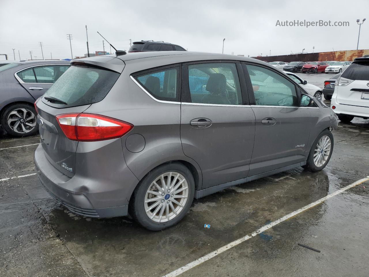 2013 Ford C-max Sel Gray vin: 1FADP5BU8DL549367