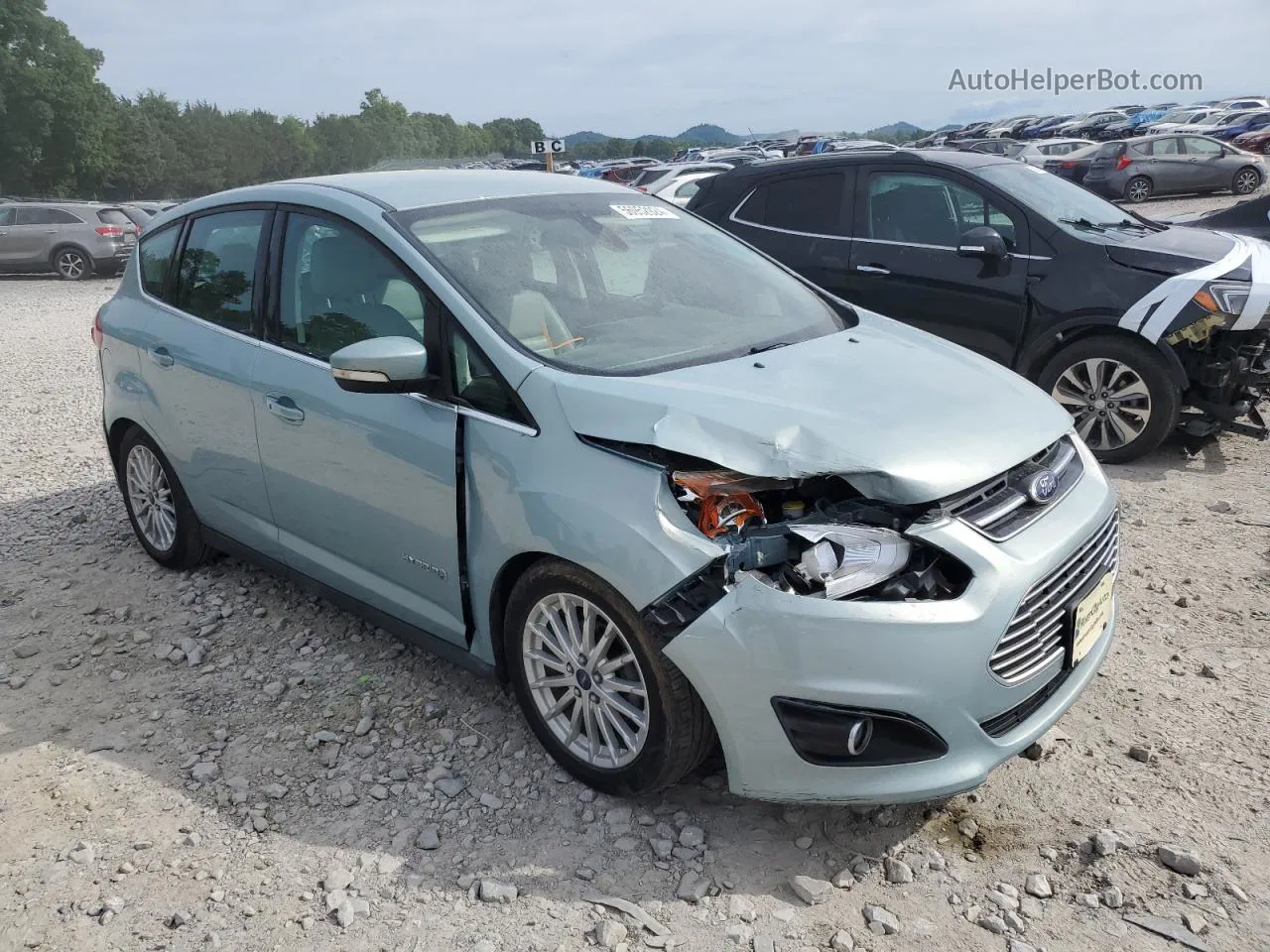 2013 Ford C-max Sel Blue vin: 1FADP5BU8DL553659