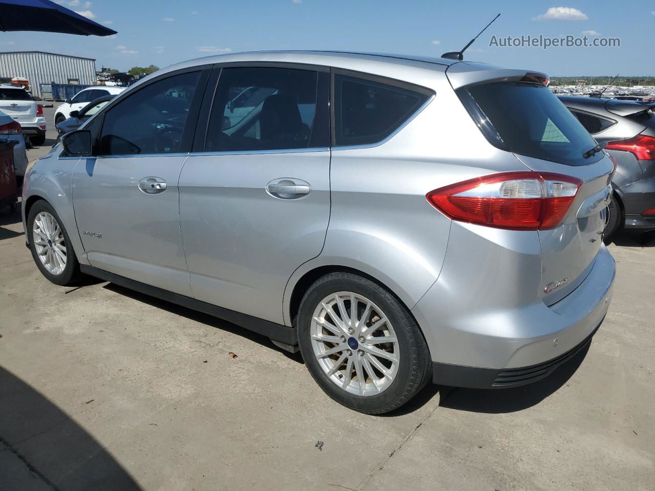 2014 Ford C-max Sel Silver vin: 1FADP5BU8EL501577