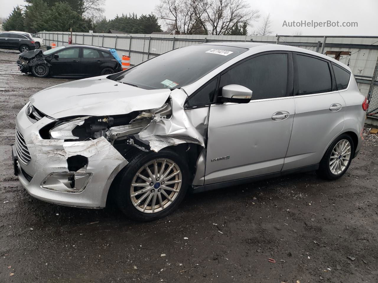 2014 Ford C-max Sel Silver vin: 1FADP5BU8EL501966