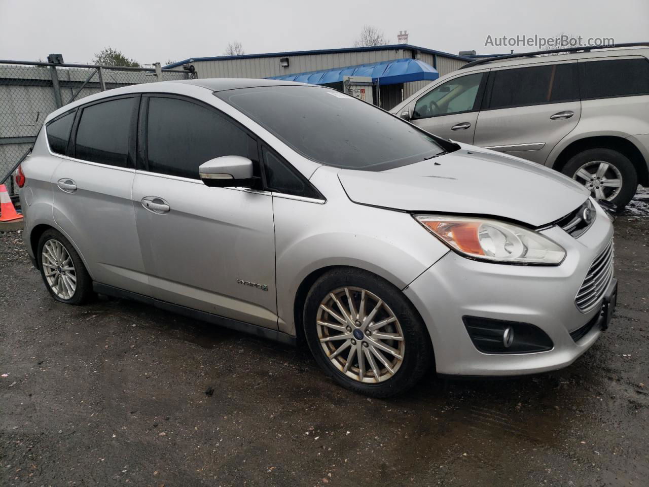 2014 Ford C-max Sel Silver vin: 1FADP5BU8EL501966