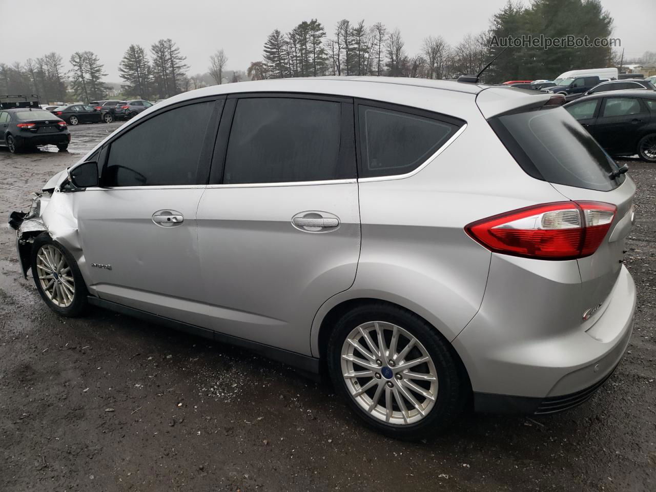 2014 Ford C-max Sel Silver vin: 1FADP5BU8EL501966