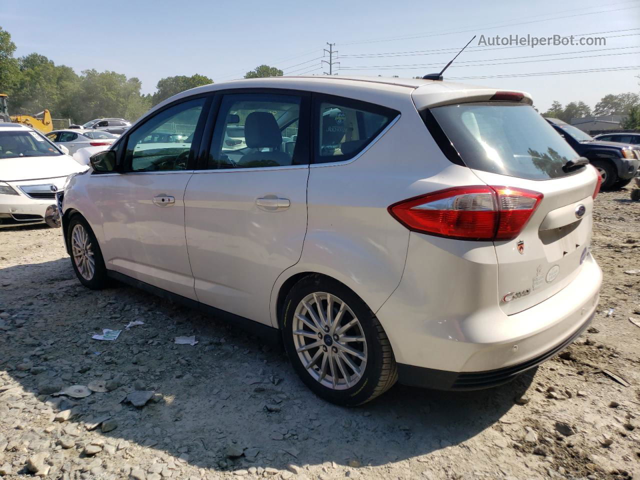 2014 Ford C-max Sel Белый vin: 1FADP5BU8EL507766