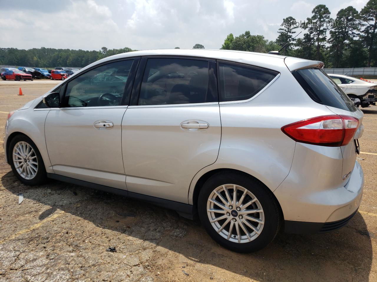 2014 Ford C-max Sel White vin: 1FADP5BU8EL512191