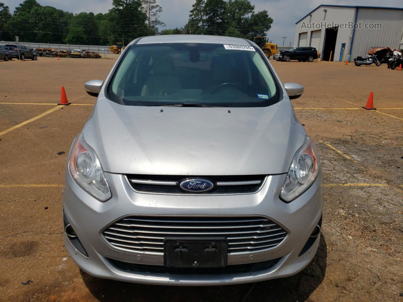 2014 Ford C-max Sel White vin: 1FADP5BU8EL512191