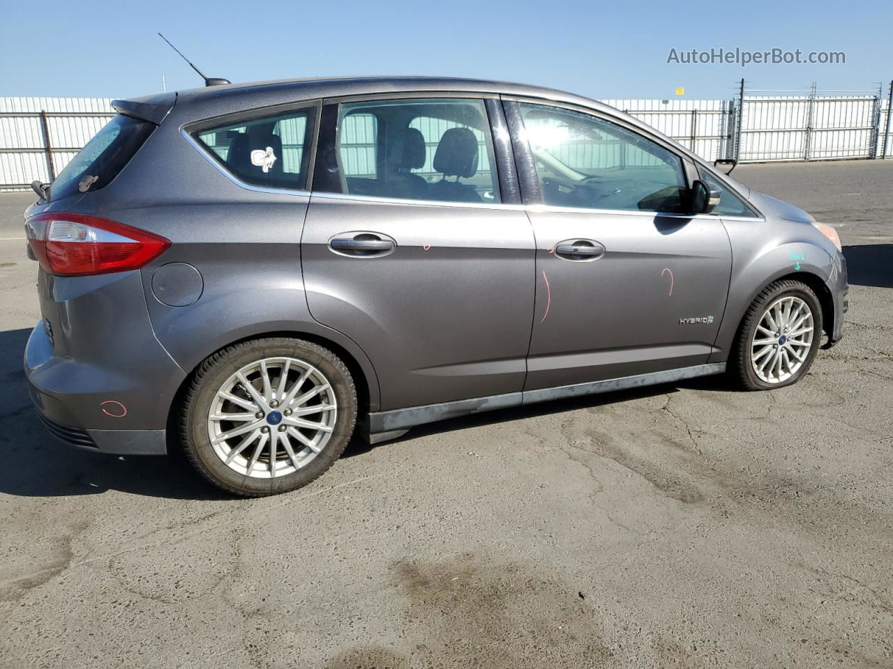 2014 Ford C-max Sel Gray vin: 1FADP5BU8EL516127