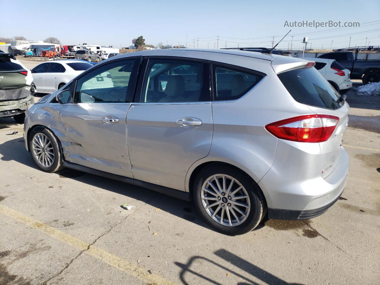 2013 Ford C-max Sel Серебряный vin: 1FADP5BU9DL503627