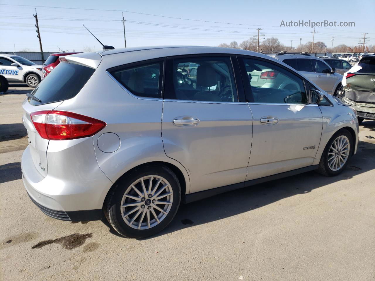 2013 Ford C-max Sel Silver vin: 1FADP5BU9DL503627