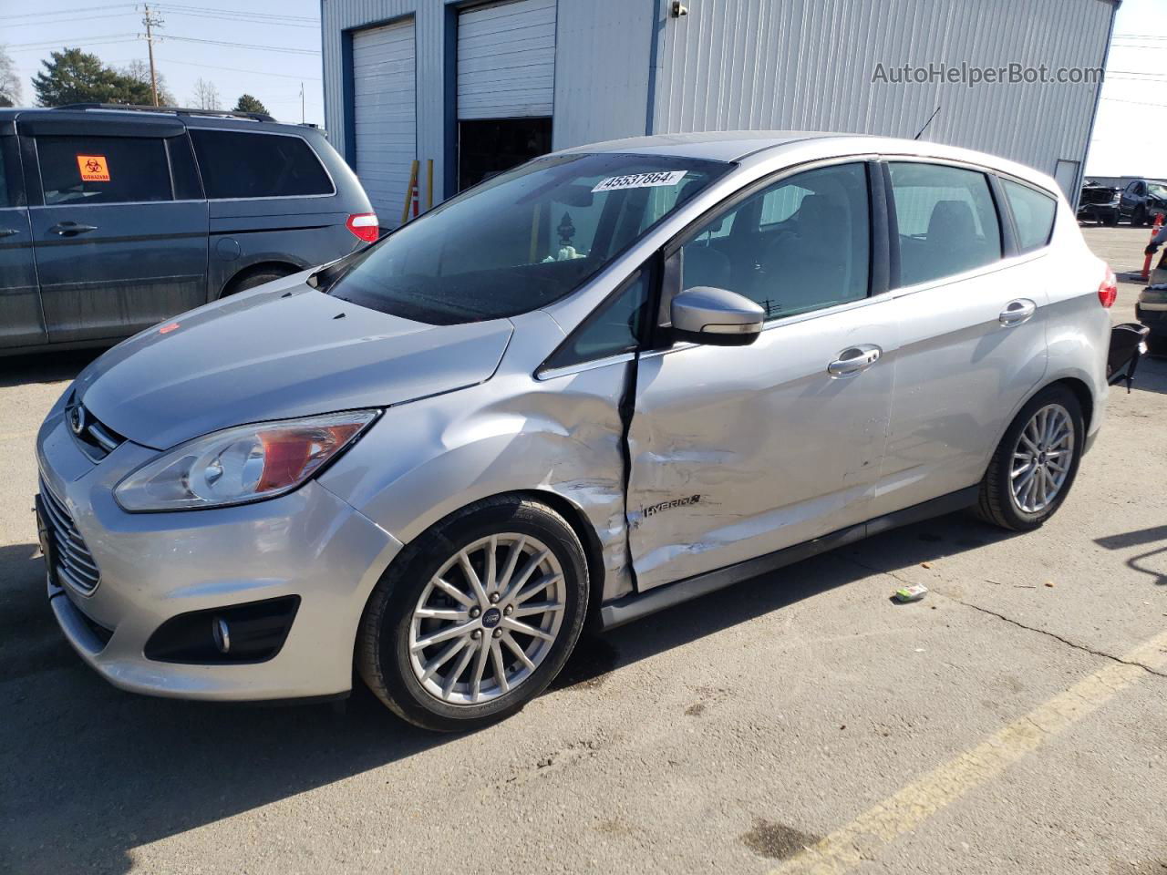 2013 Ford C-max Sel Silver vin: 1FADP5BU9DL503627