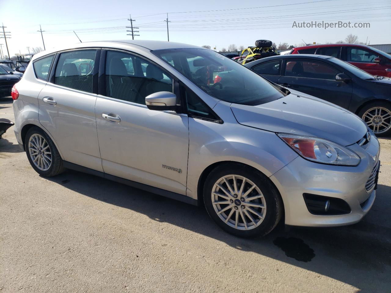 2013 Ford C-max Sel Серебряный vin: 1FADP5BU9DL503627