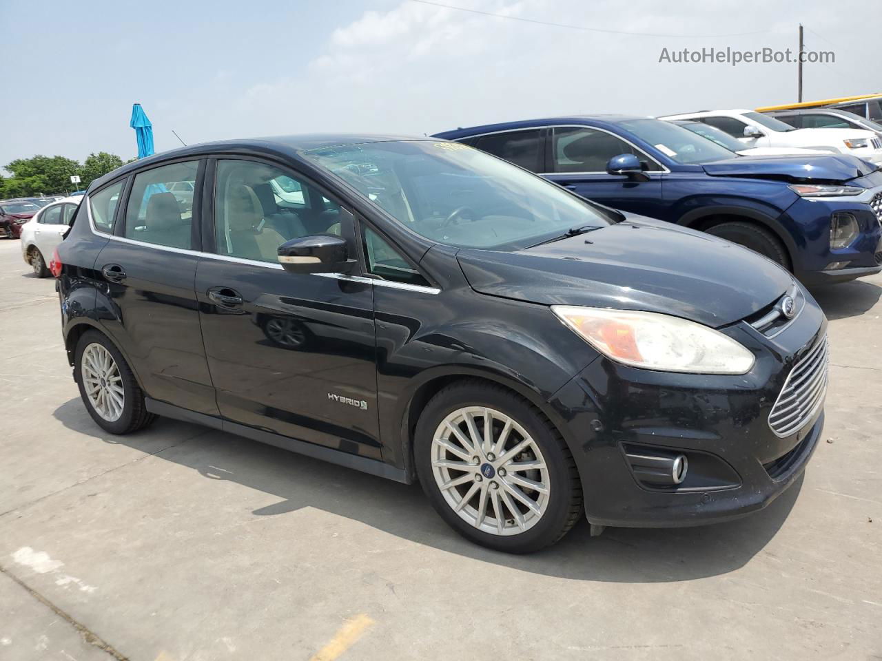 2013 Ford C-max Sel Black vin: 1FADP5BU9DL505474