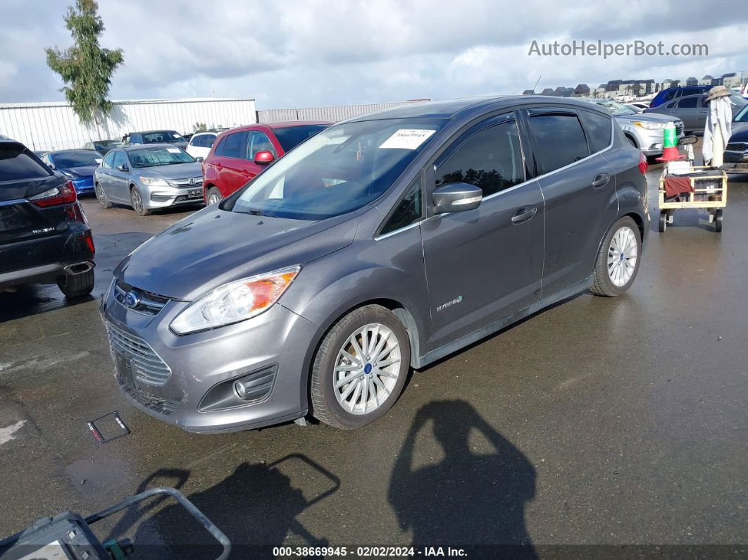 2013 Ford C-max Hybrid Sel Gray vin: 1FADP5BU9DL507340