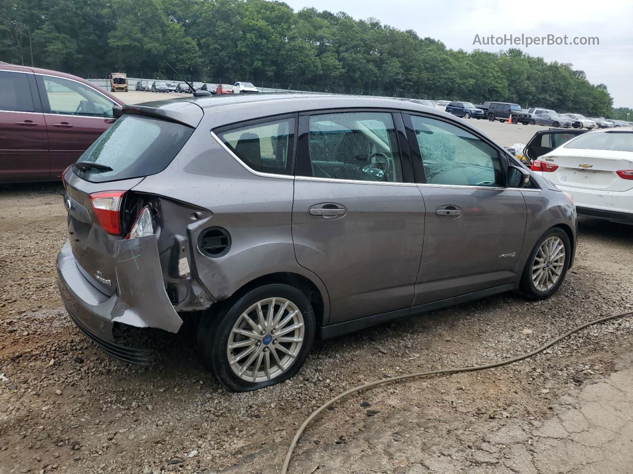 2013 Ford C-max Sel Gray vin: 1FADP5BU9DL514871