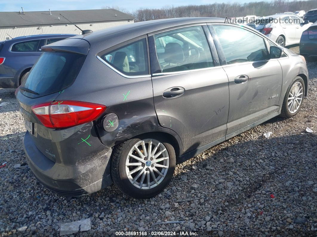 2013 Ford C-max Hybrid Sel Gray vin: 1FADP5BU9DL521030