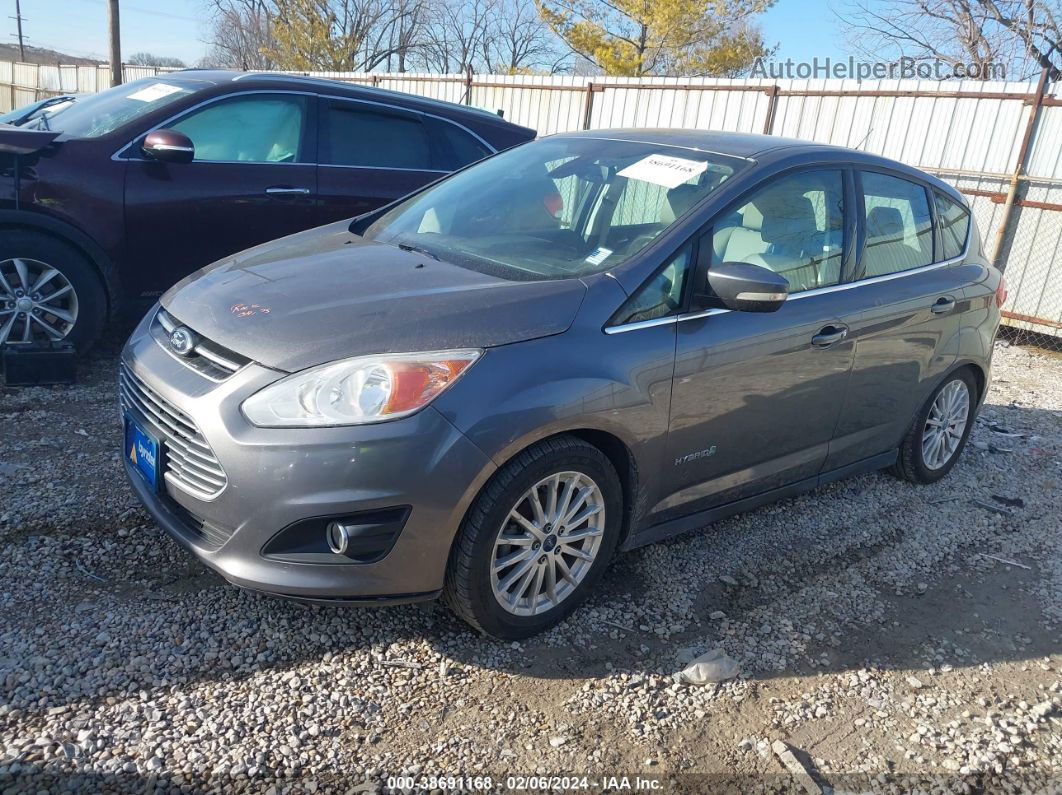 2013 Ford C-max Hybrid Sel Gray vin: 1FADP5BU9DL521030