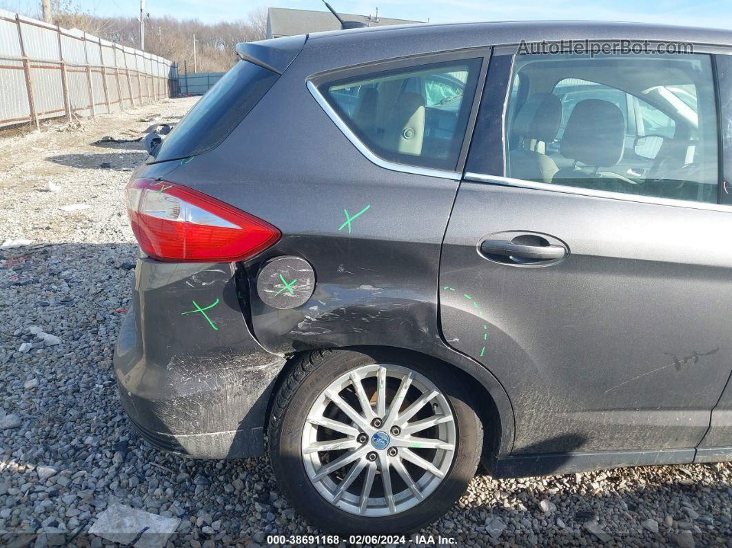 2013 Ford C-max Hybrid Sel Gray vin: 1FADP5BU9DL521030