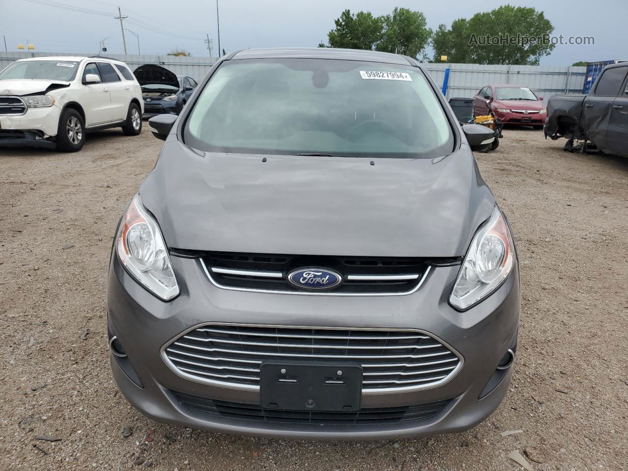 2013 Ford C-max Sel Серый vin: 1FADP5BU9DL532822