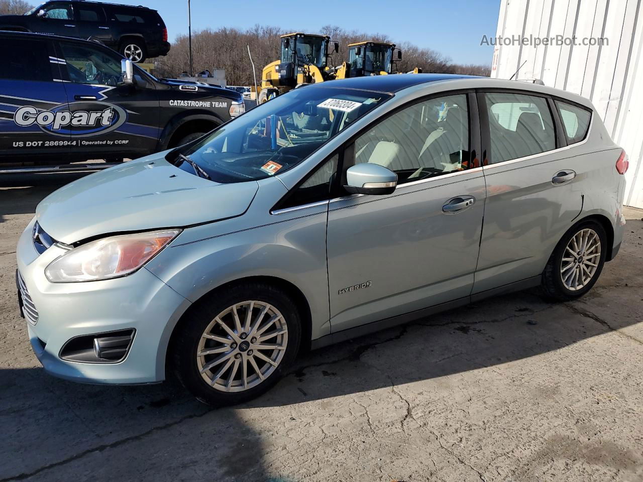 2013 Ford C-max Sel Синий vin: 1FADP5BU9DL539608