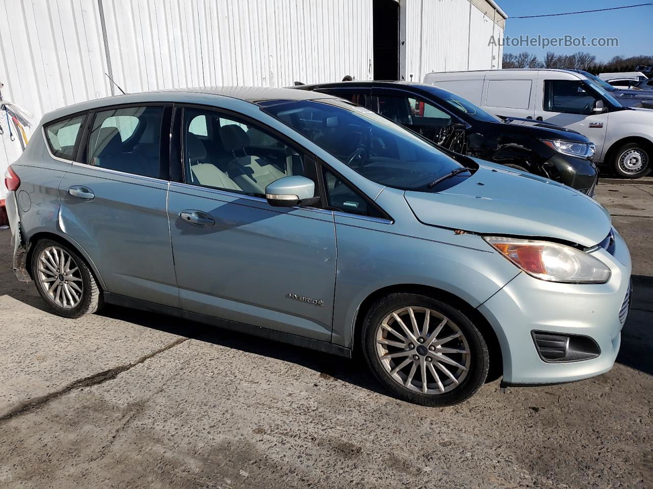 2013 Ford C-max Sel Blue vin: 1FADP5BU9DL539608