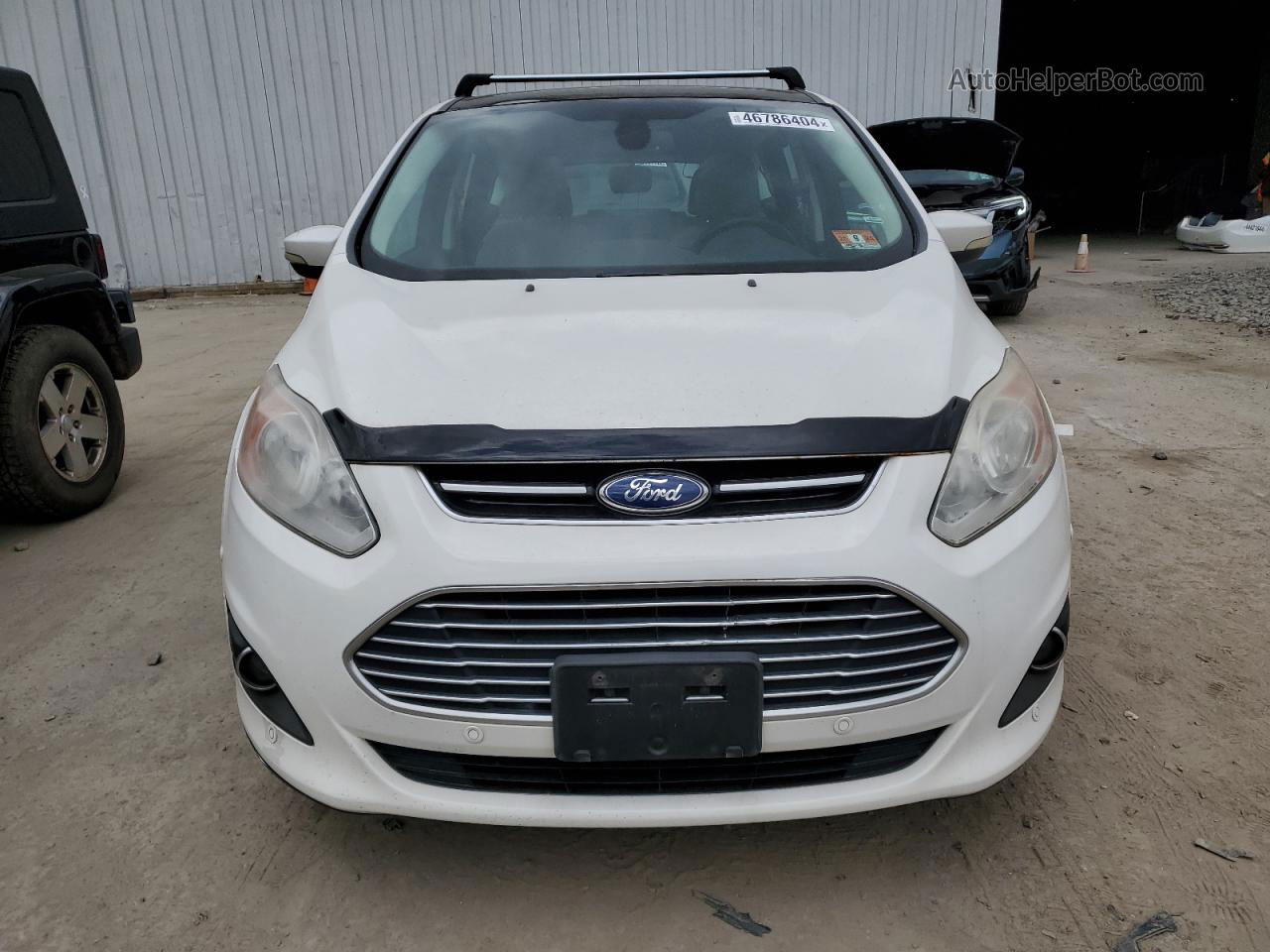 2013 Ford C-max Sel Белый vin: 1FADP5BU9DL544081