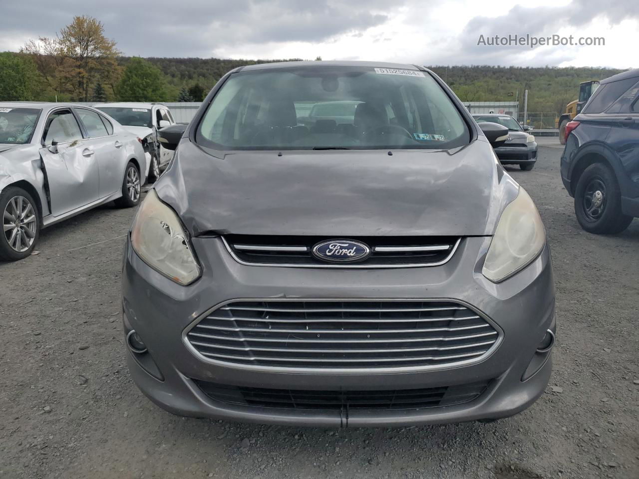 2013 Ford C-max Sel Серый vin: 1FADP5BU9DL554903