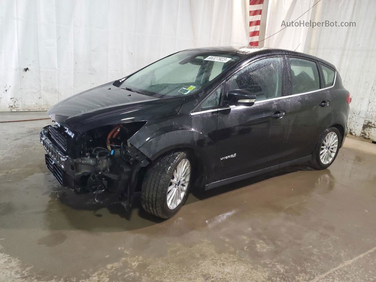 2014 Ford C-max Sel Черный vin: 1FADP5BU9EL504567